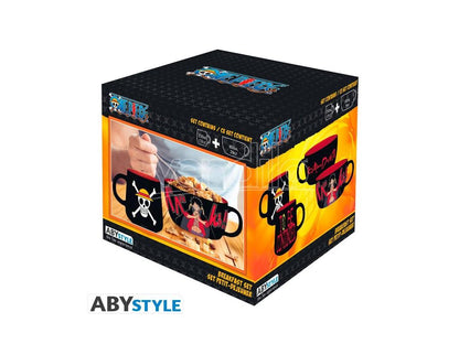 One Piece Luffy Breakfast Set with 850ml Bowl & 380ml Mug