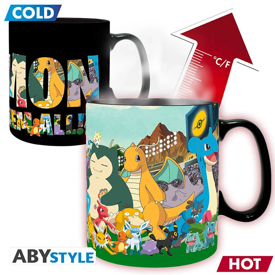 Pokémon Colour-Changing Heat Reveal Ceramic Mug – 460 ml