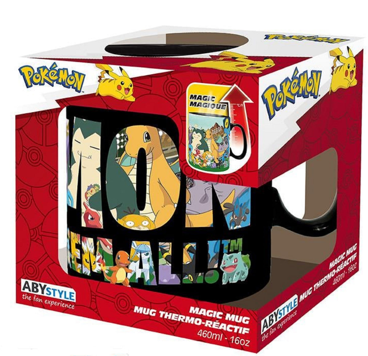 Pokémon Colour-Changing Heat Reveal Ceramic Mug – 460 ml
