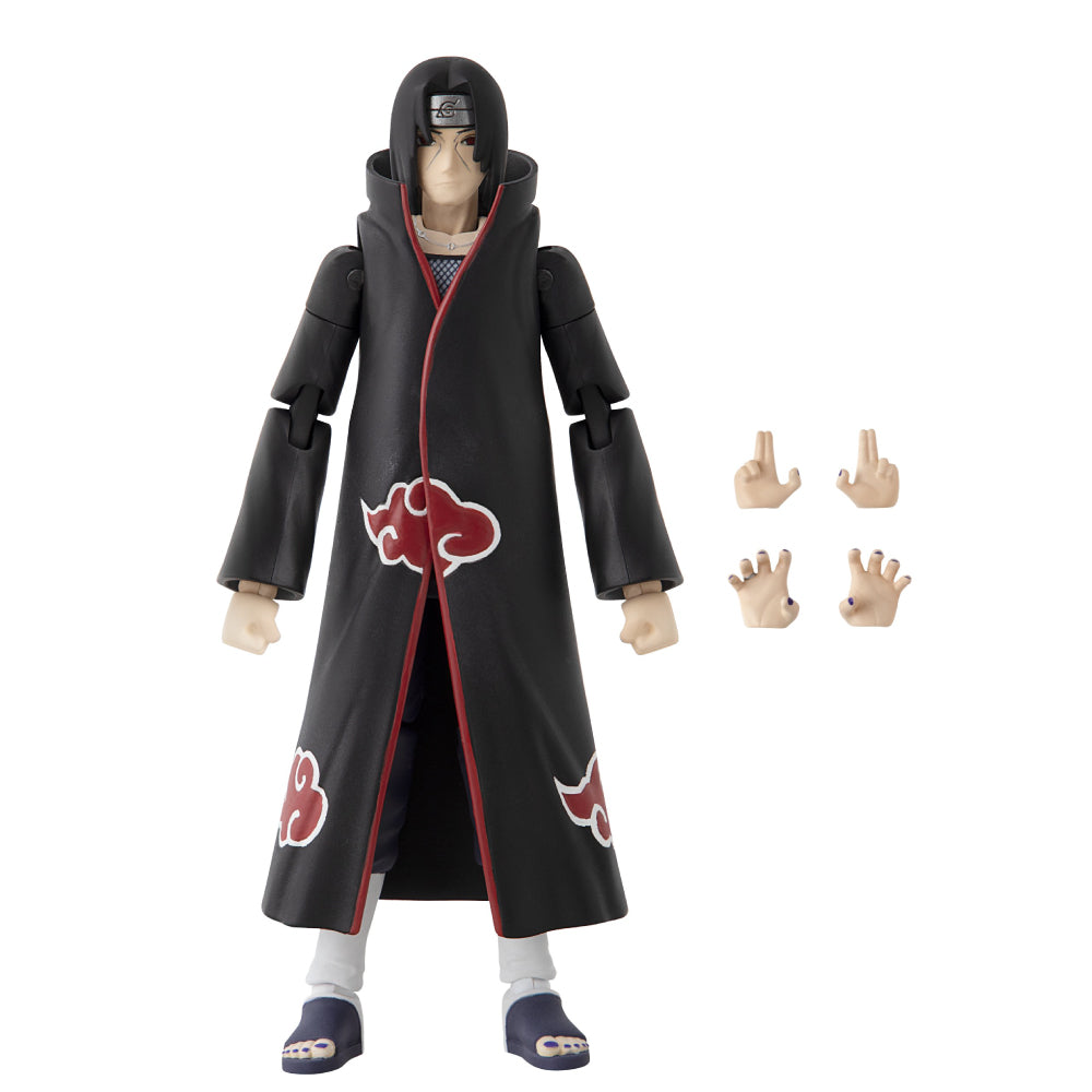 Bandai Anime Heroes Naruto Shippuden Itachi Uchiha Action Figure 6.5 Inch