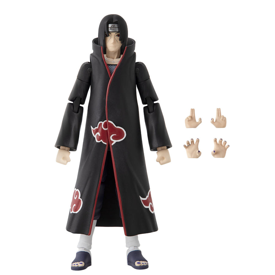 Bandai Anime Heroes Naruto Shippuden Itachi Uchiha Action Figure 6.5 Inch