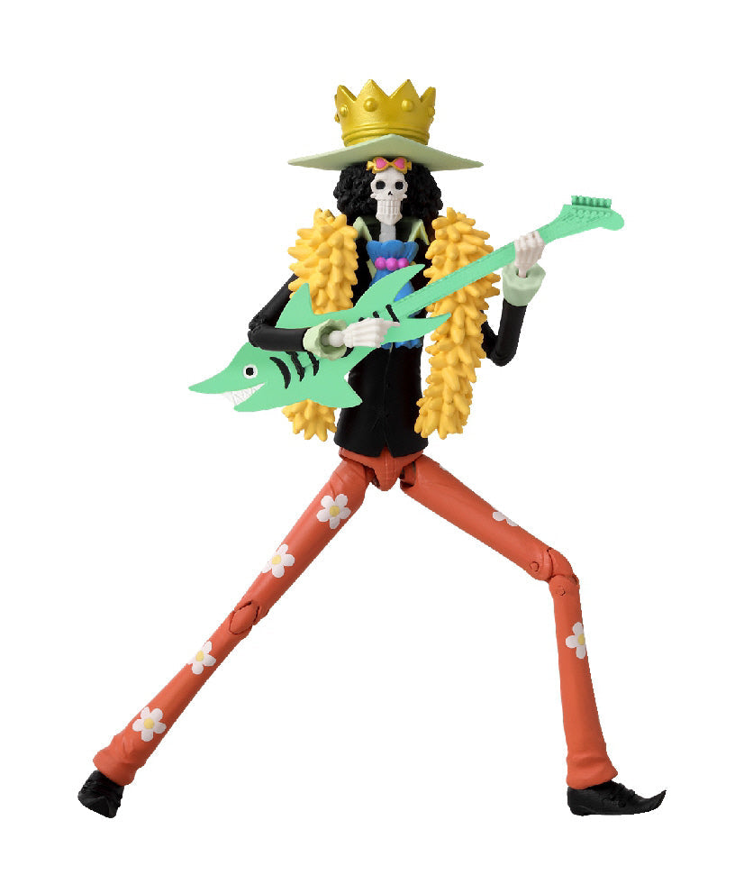 Anime Heroes One Piece Brook 7 Inch Action Figure Official Anime Collectible Toy