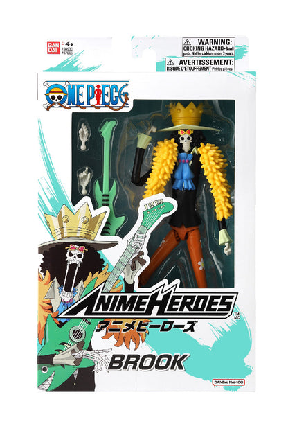 Anime Heroes One Piece Brook 7 Inch Action Figure Official Anime Collectible Toy