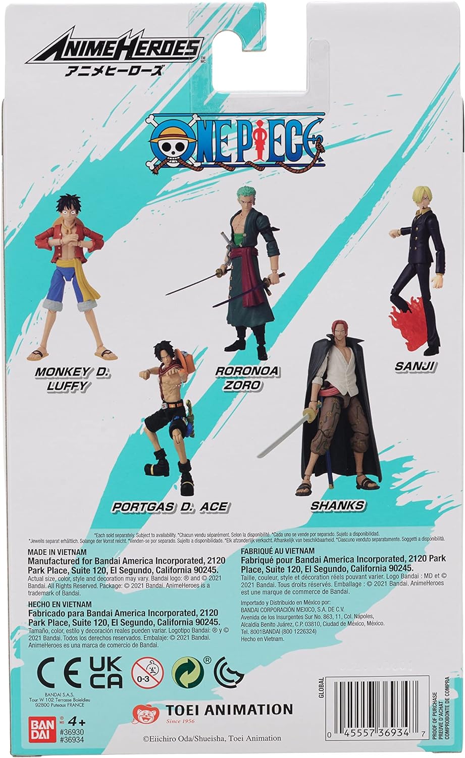 One Piece Portgas D Ace 6.5- Inch Anime Figures
