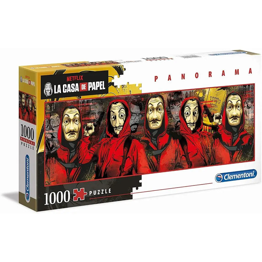 Clementoni Puzzle Panorama Lacasa De Papel 1000-Piece