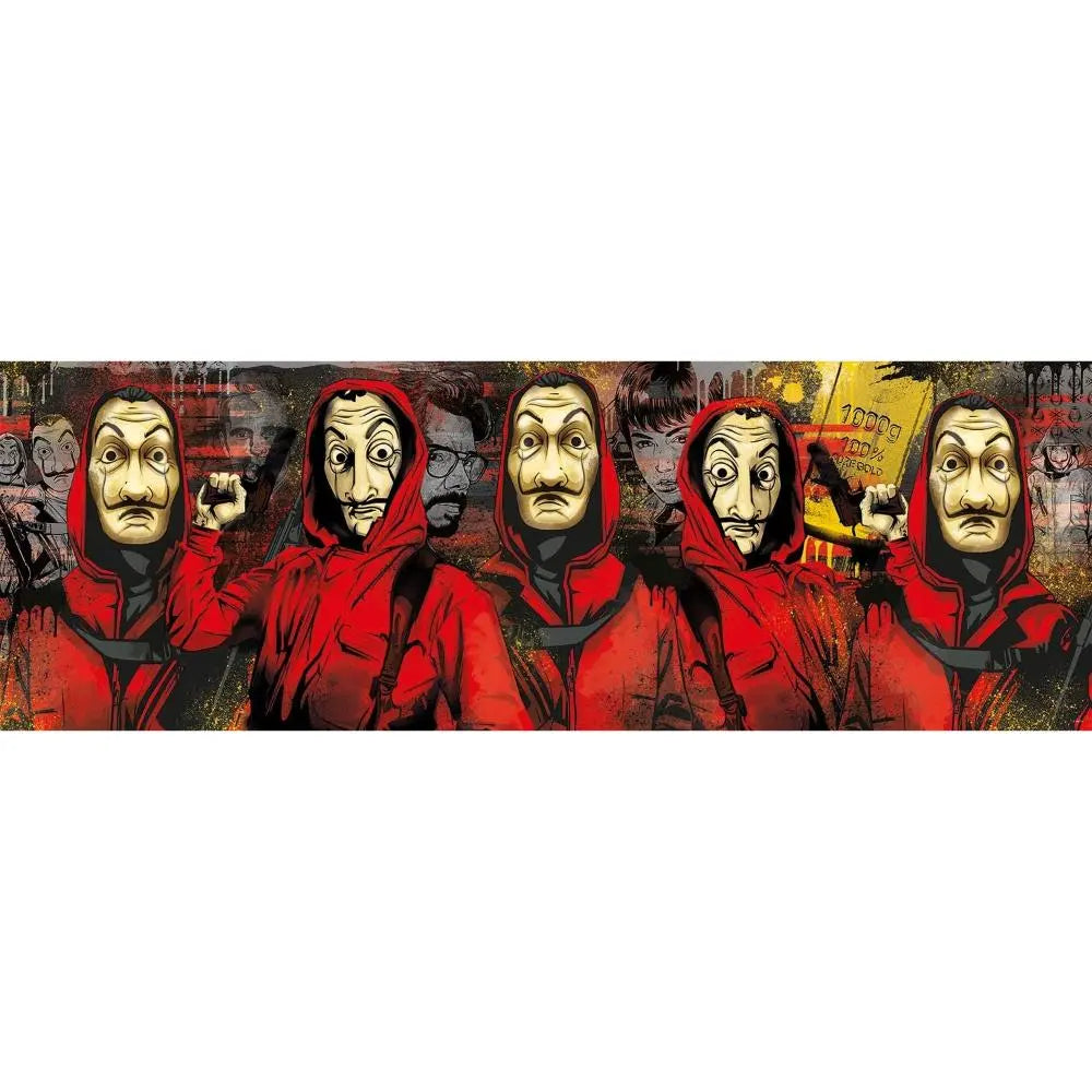 Clementoni Puzzle Panorama Lacasa De Papel 1000-Piece