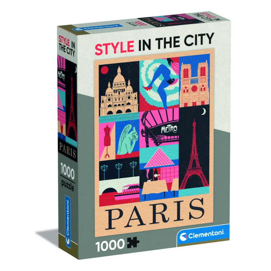 Clementoni Puzzle Style in the City Paris 1000-Piece