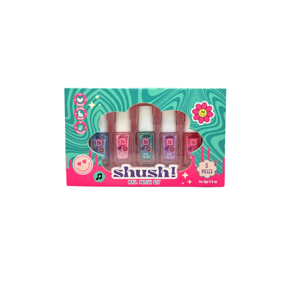 Shush 5-Piece Nail Polish Toy Set for Kids