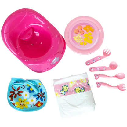 Baby Amoura Drink and Wet Playset Doll 18 Inch