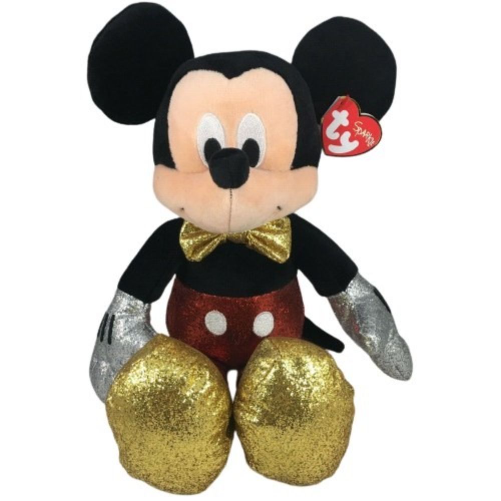 TY Disney Mickey Sparkler Plush Soft Toy for Kids