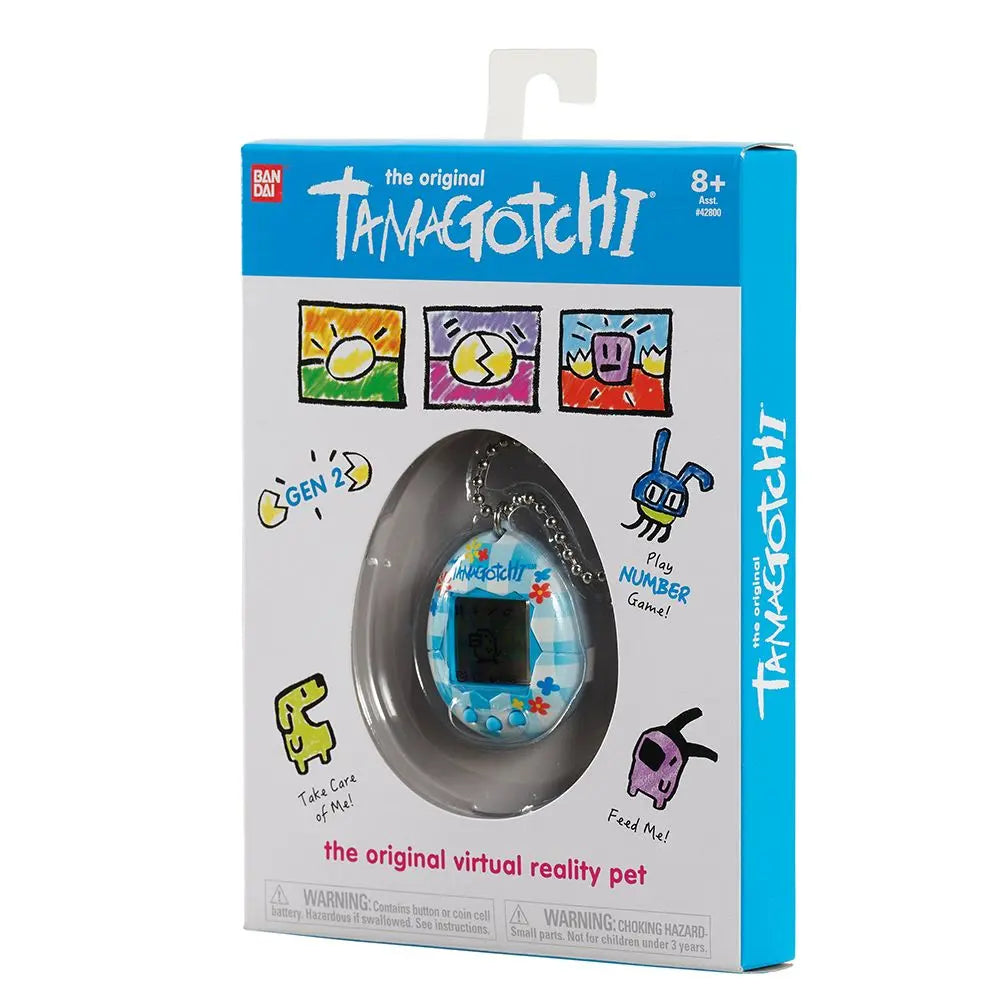 Tamagotchi Original Flower Gingham Battery-Operated