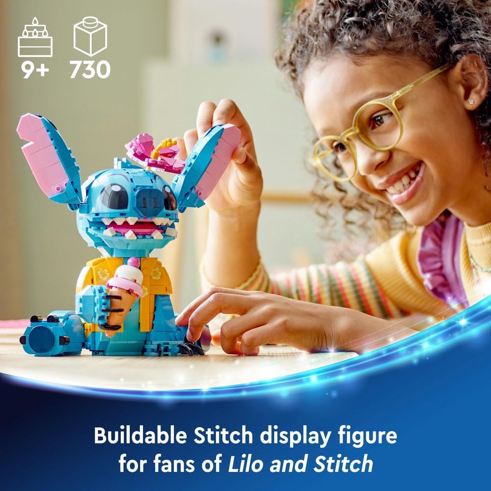 Lego Stitch With Ice Cream