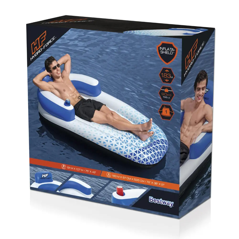 Bestway Hydro-Force Indigo Wave Lounge 191x107cm
