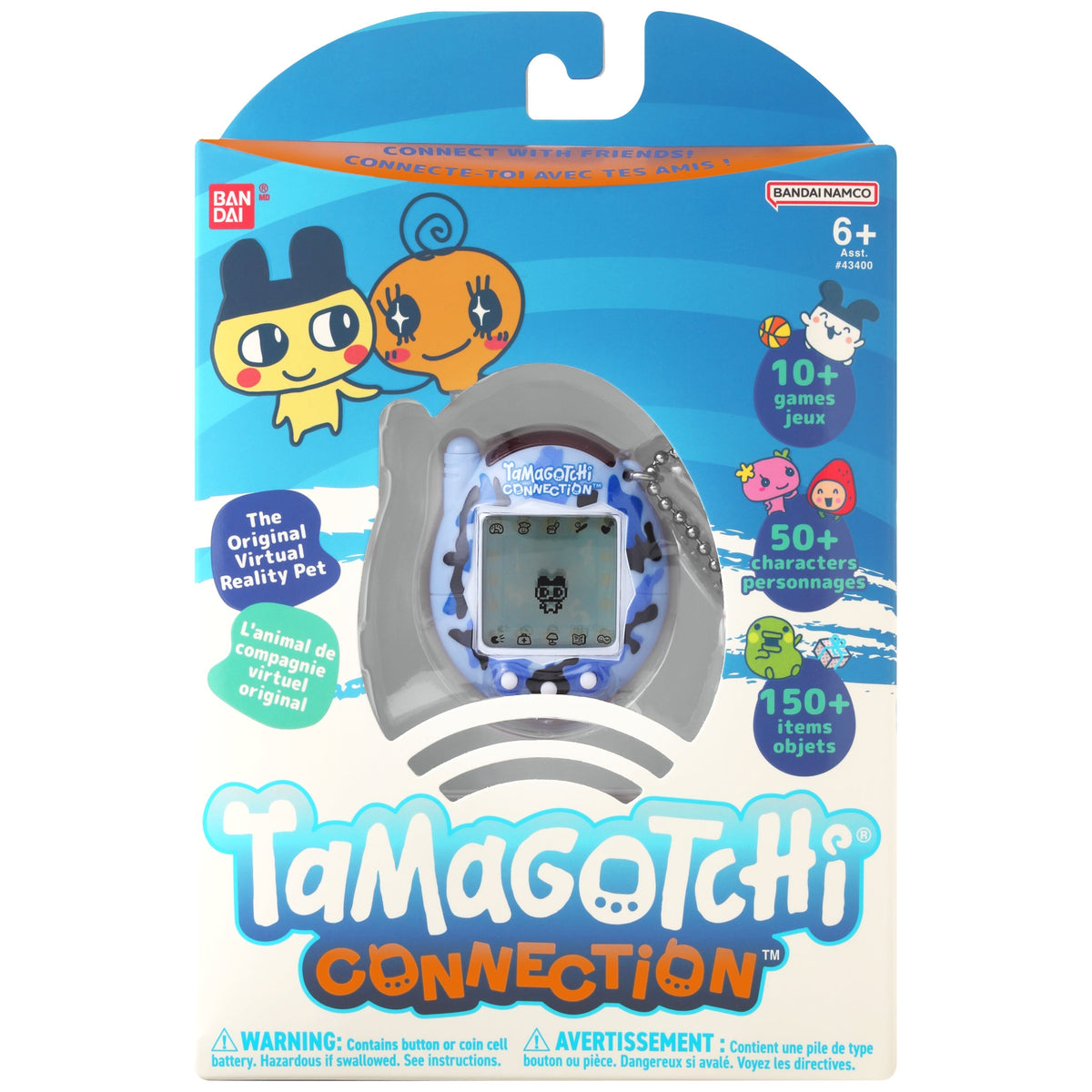 Tamagotchi Connection Wild Blue Battery-Operated
