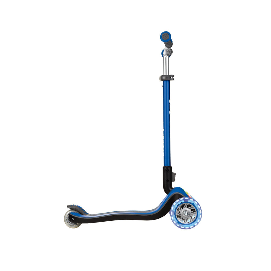 Globber Elite Prime Lights Scooter Ride-On Navy Blue