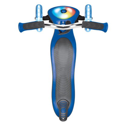 Globber Elite Prime Lights Scooter Ride-On Navy Blue