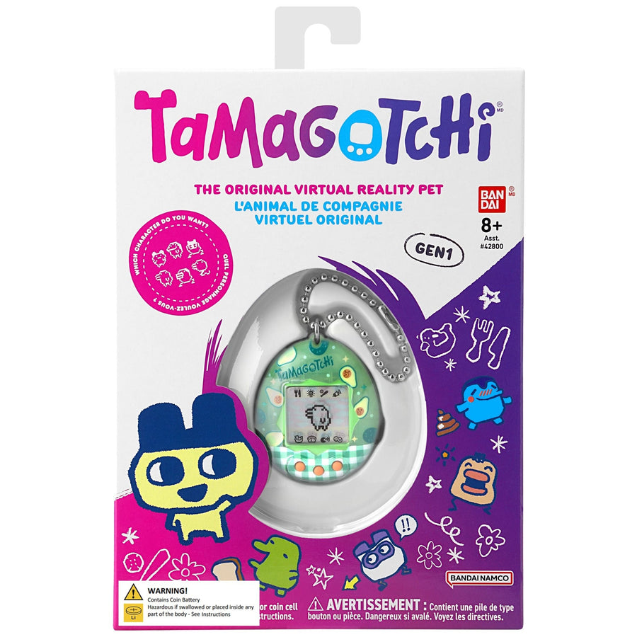 Tamagotchi Original Avocado Mix Battery-Operated Digital Character Game for Kids