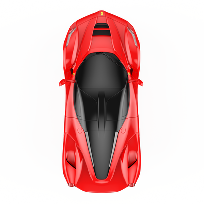 Power Joys RC Ferrari LaFerrari 1:24 Battery-Operated Sports Car Toy for Kids