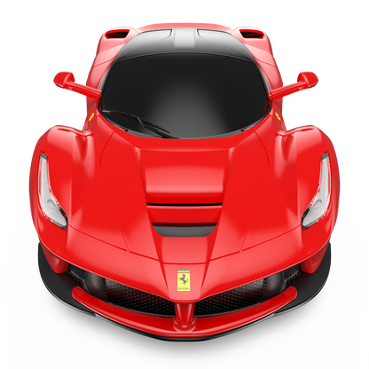 Power Joys RC Ferrari LaFerrari 1:24 Battery-Operated Sports Car Toy for Kids