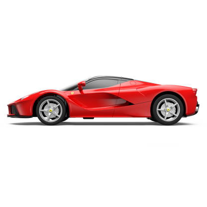 Power Joys RC Ferrari LaFerrari 1:24 Battery-Operated Sports Car Toy for Kids