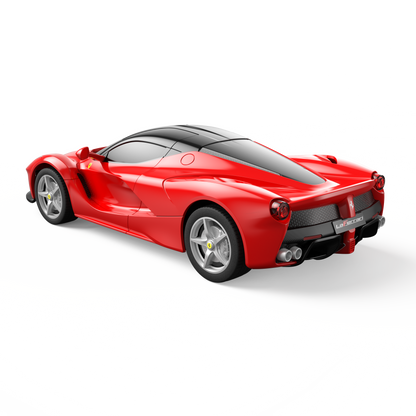 Power Joys RC Ferrari LaFerrari 1:24 Battery-Operated Sports Car Toy for Kids