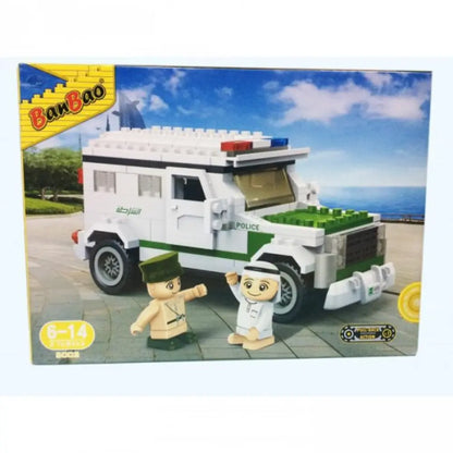 Banbao Arabic Police Car 230-Piece UAE