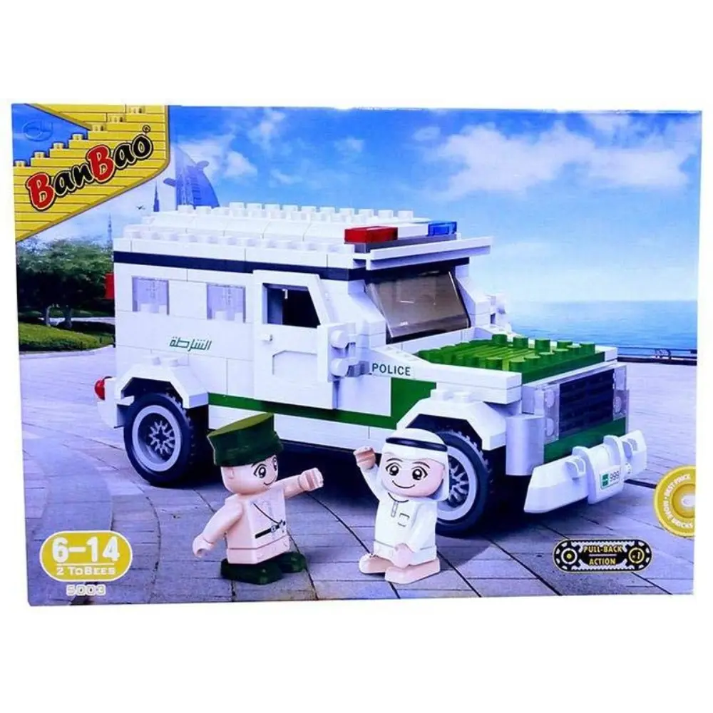 Banbao Arabic Police Car 230-Piece UAE