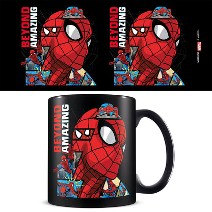 Marvel Spider-Man 60 Years Black Ceramic Mug - 315 ml