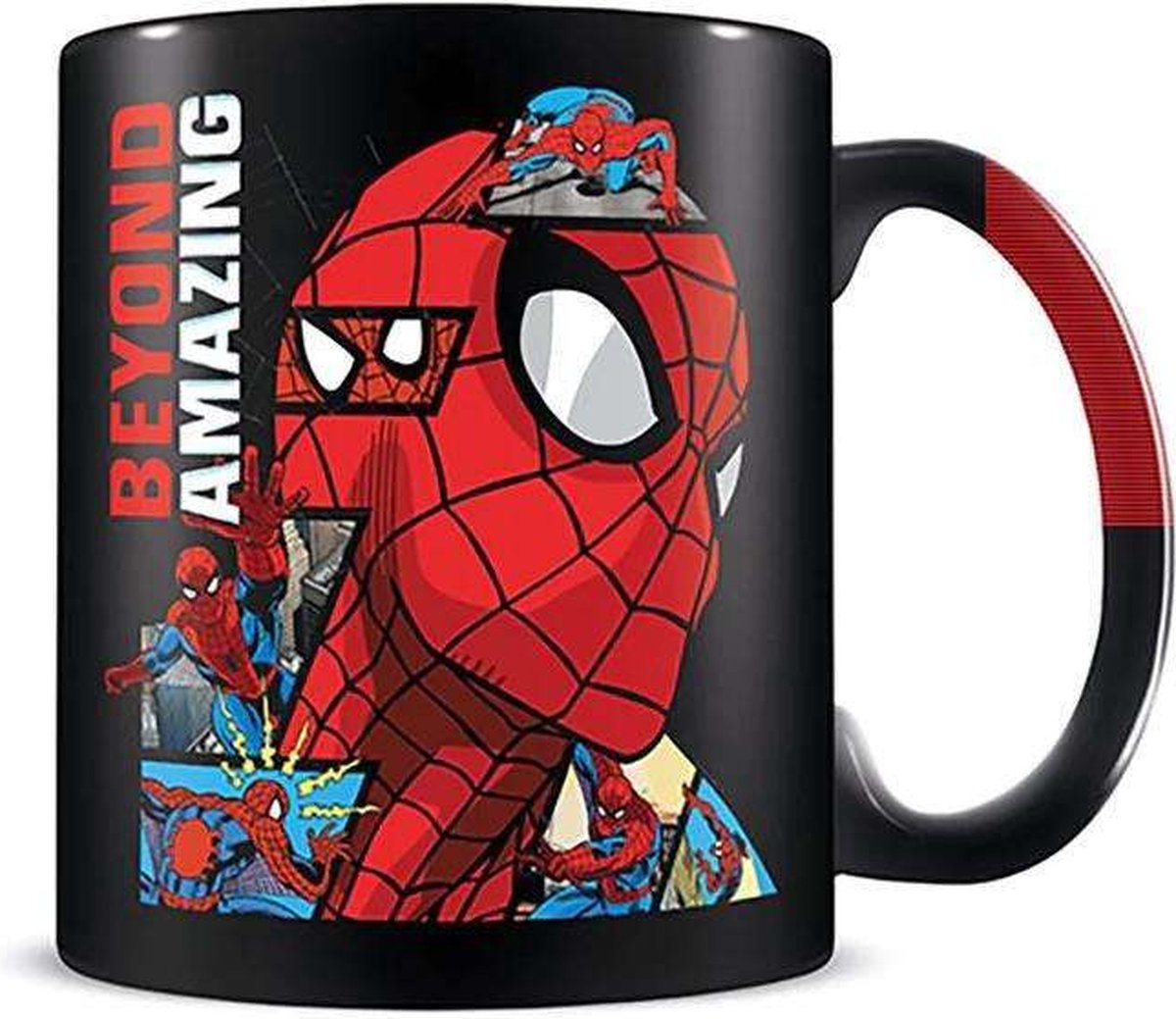 Marvel Spider-Man 60 Years Black Ceramic Mug - 315 ml