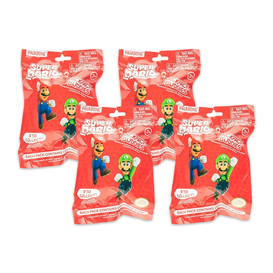 Super Mario Backpack Buddies Mystery Keychain – Assorted Characters, Sold Per Piece