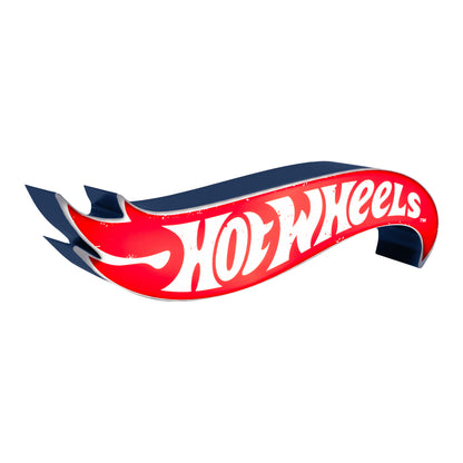 Hot Wheels LED Logo Light 31.3cm Decorative Wall & Gaming Room Light