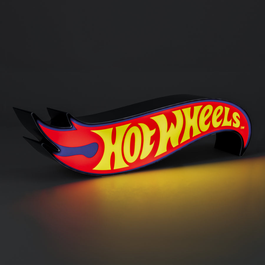 Hot Wheels LED Logo Light 31.3cm Decorative Wall & Gaming Room Light