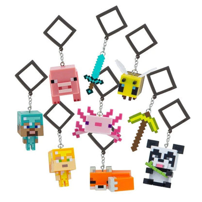 Minecraft Reveals Backpack Buddies Mystery Collectible Keychain