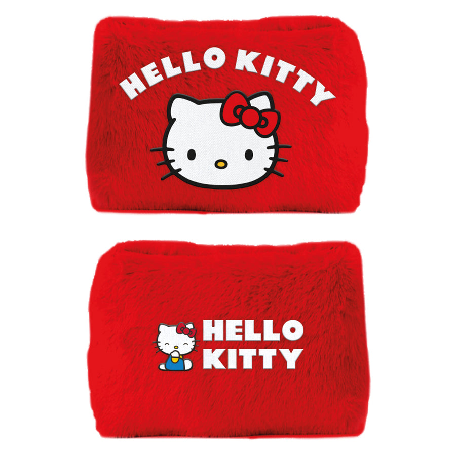 Hello Kitty Character Plush Pencil Case with Zip Closure