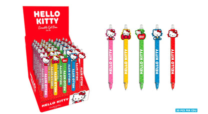 Hello Kitty Erasable Gel Pen Assorted - Sold per piece