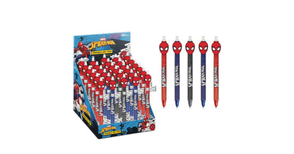 Marvel Spider-Man Erasable Blue Gel Pen Assorted - Sold per piece