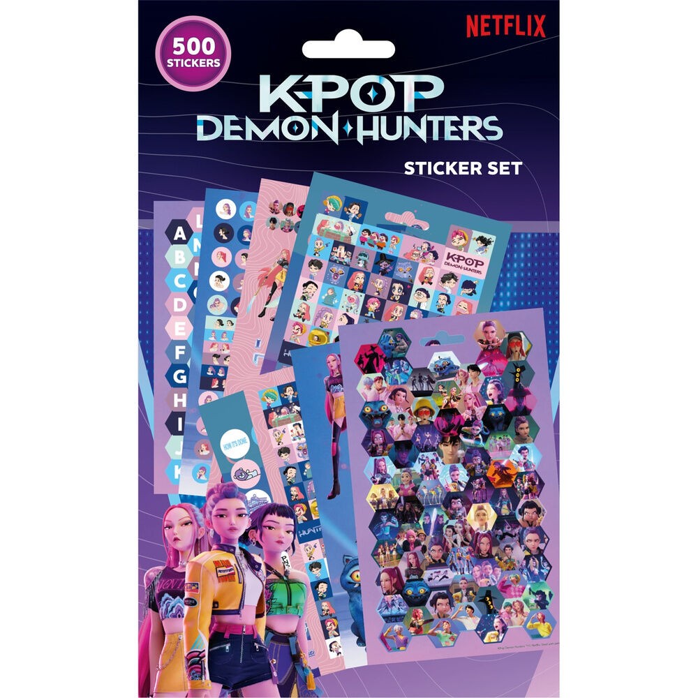 K-POP Demon Hunters Sticker Book 500 Stickers