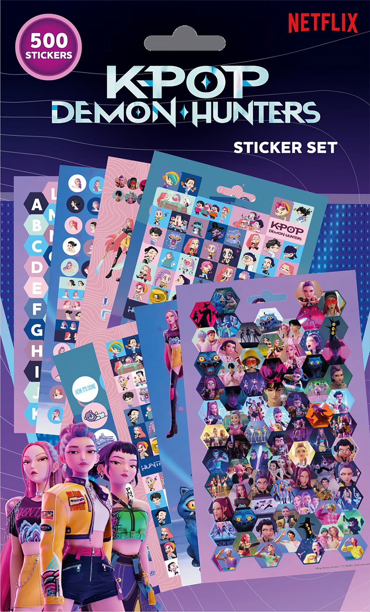 K-POP Demon Hunters Sticker Book 500 Stickers