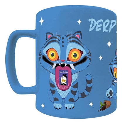 K-POP Demon Hunters Derpy Fuzzy Mug 315 ml - Ceramic Character Drinkware