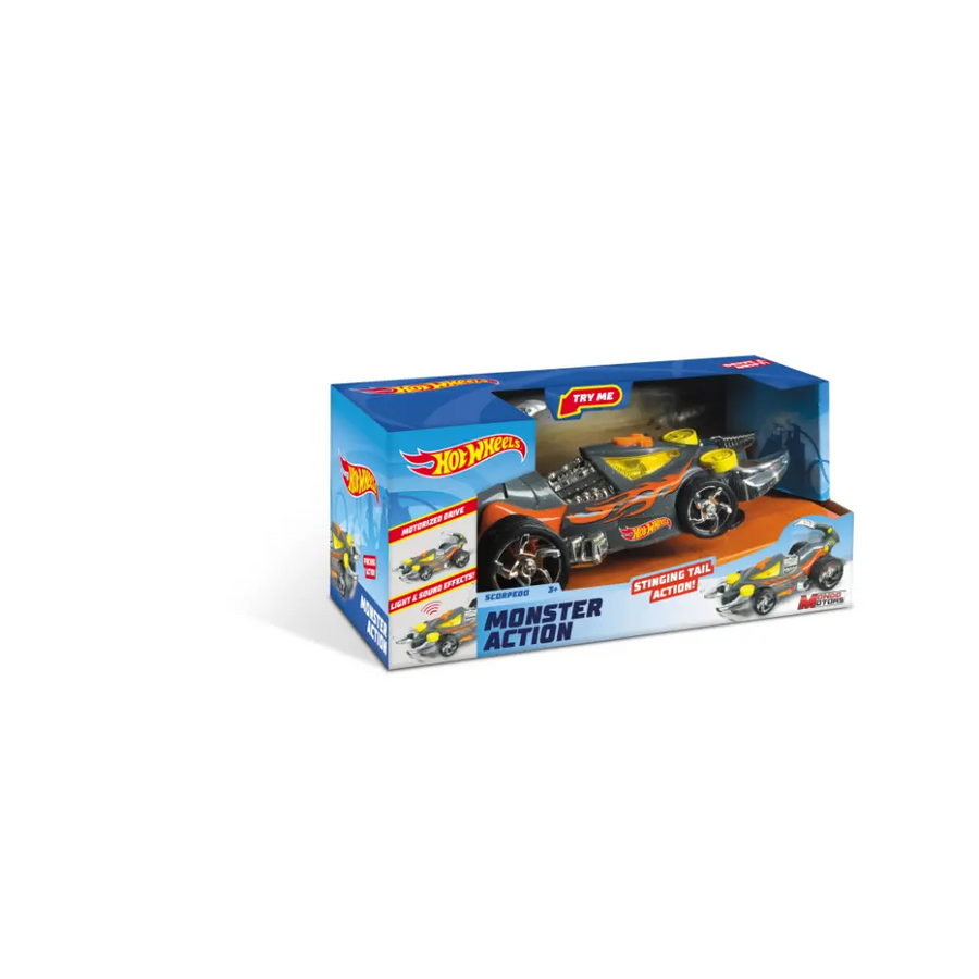 Hot Wheels Light & Sound Monster Action Scorpedo