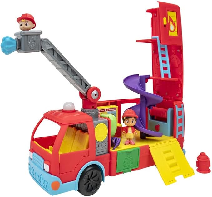 CoComelon Deluxe Transforming Firetruck Toddlers & Preschool