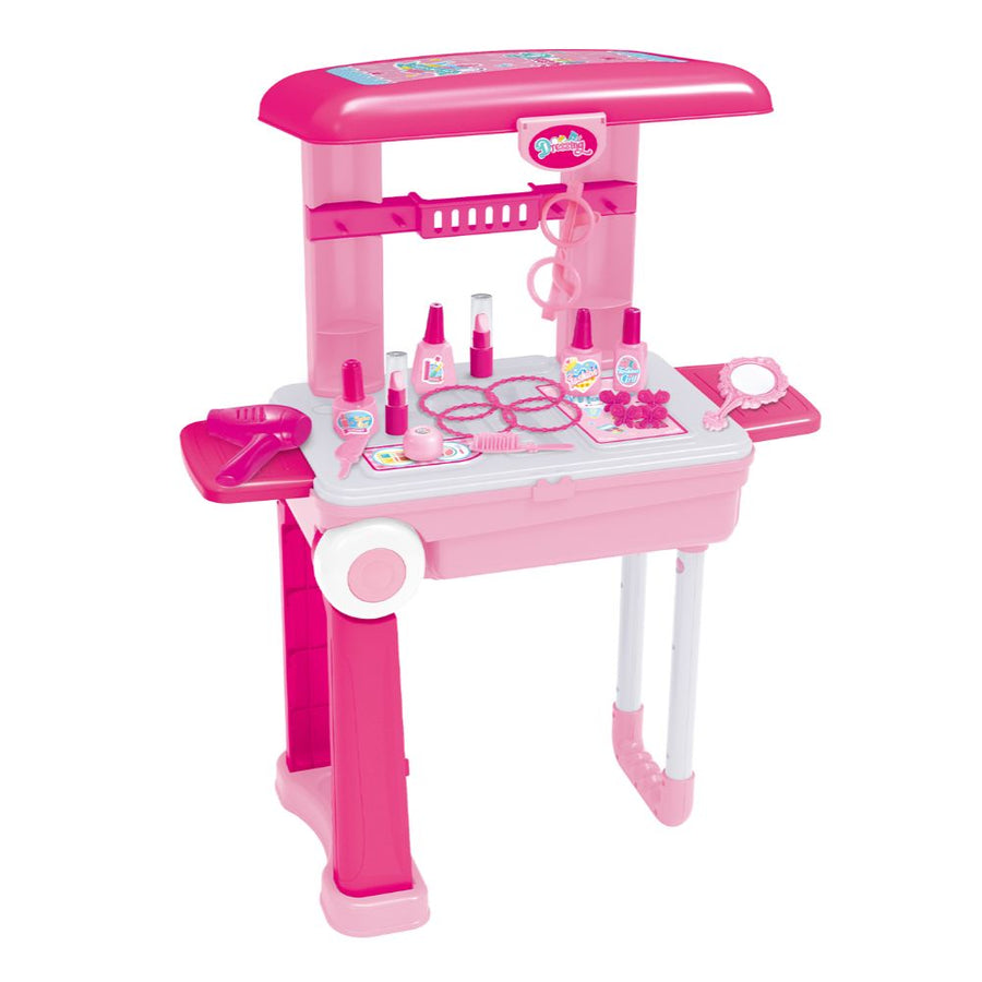 Power Joy Glam Glam Fashion Accessories Suitcase Play Set with 29-Piece for Kids