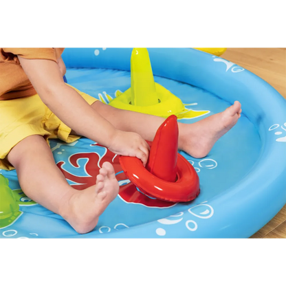 Bestway Lil' SeaShapes Inflatable Baby Pool 1.12 m x 89 cm x 76 cm