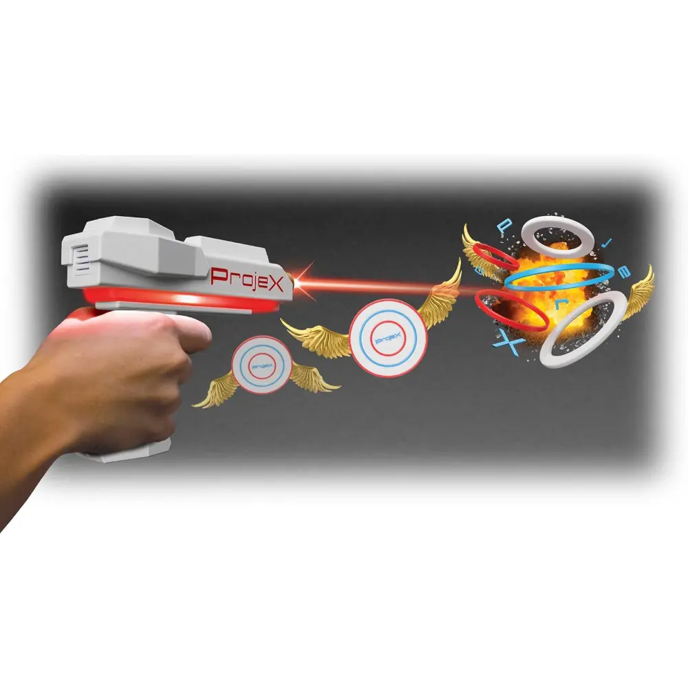 ProjeX Animated Projection Arcade Game Battery-Operated Screen-Free Toy