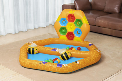 Bestway Lil Beehive Pool & Ball Pit 127x119 cm 2-in-1 Toddler Water & Ball Play