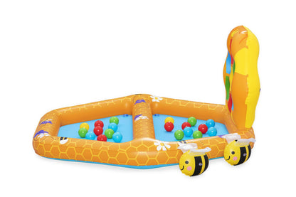 Bestway Lil Beehive Pool & Ball Pit 127x119 cm 2-in-1 Toddler Water & Ball Play