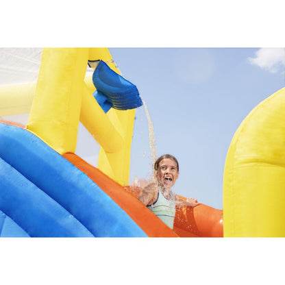 Bestway Waterpark Speed Mega Inflatable Slides for kids 551x502x265cm