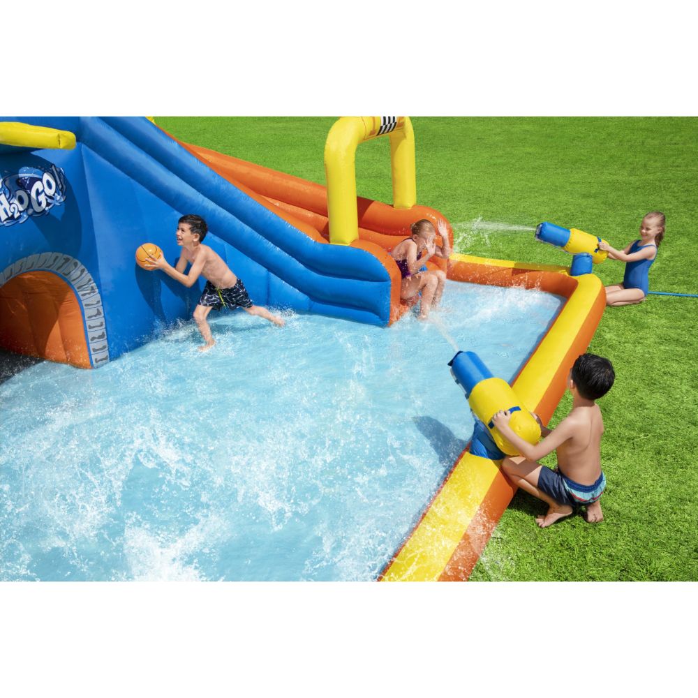 Bestway Waterpark Speed Mega Inflatable Slides for kids 551x502x265cm