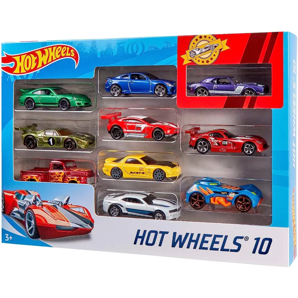 Hot Wheels Basic Car Pack of 10
