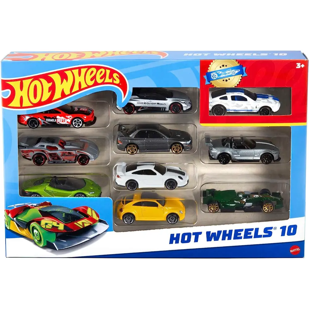 Hot Wheels Basic Car Pack of 10